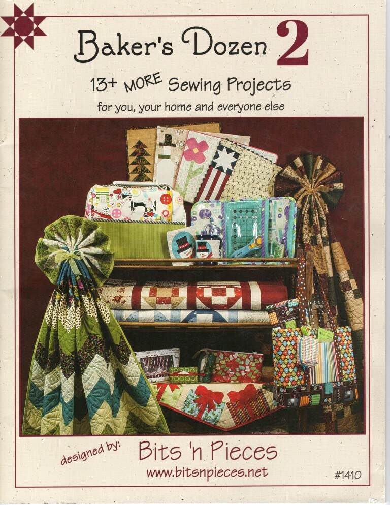 BAKER'S DOZEN 2 BY BIT'S AND PIECES 2014 13+ MORE CHARMING PROJECTS