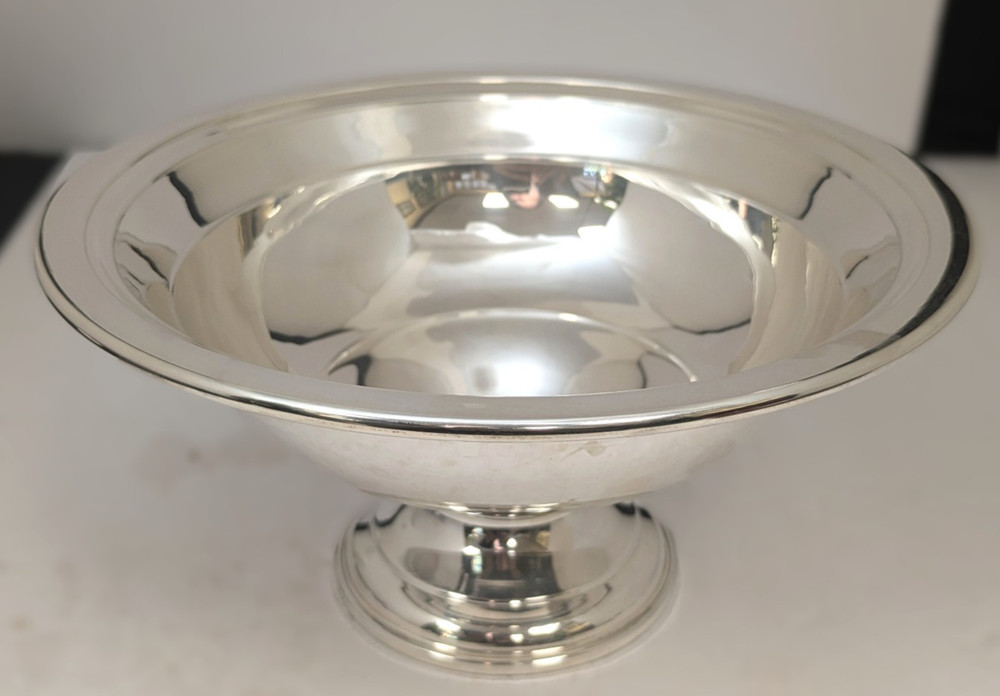 Sterling Silver Bowl, 9-1/4'' Diameter-4-3/4'' High
