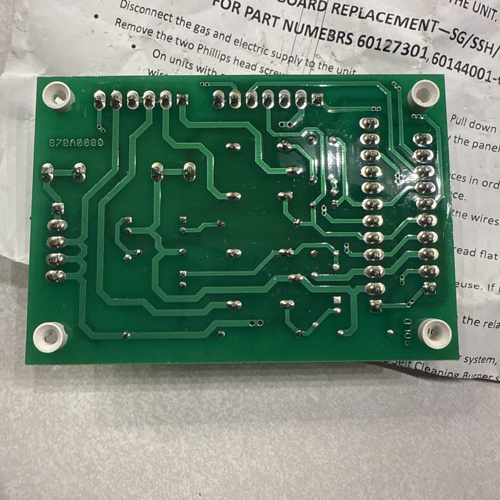 Relay Board for Pitco Part# 60127301