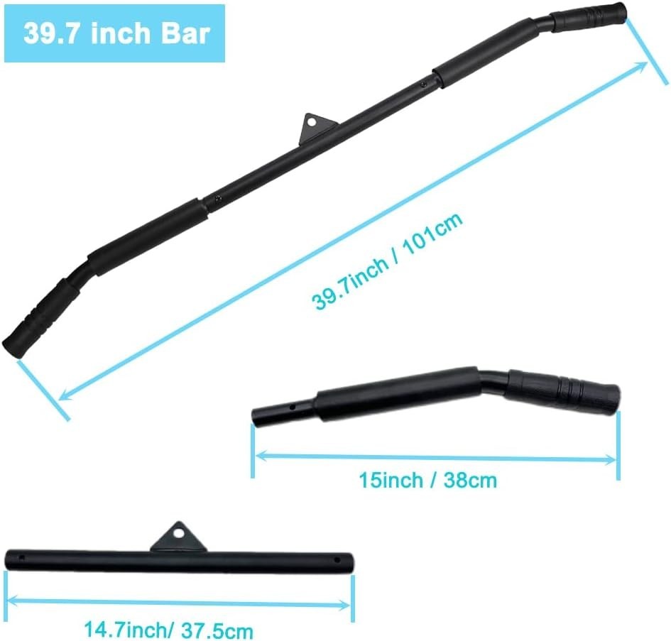 39.7" LAT Pulldown Bar Attachment for Gym Strength Workout Body Training