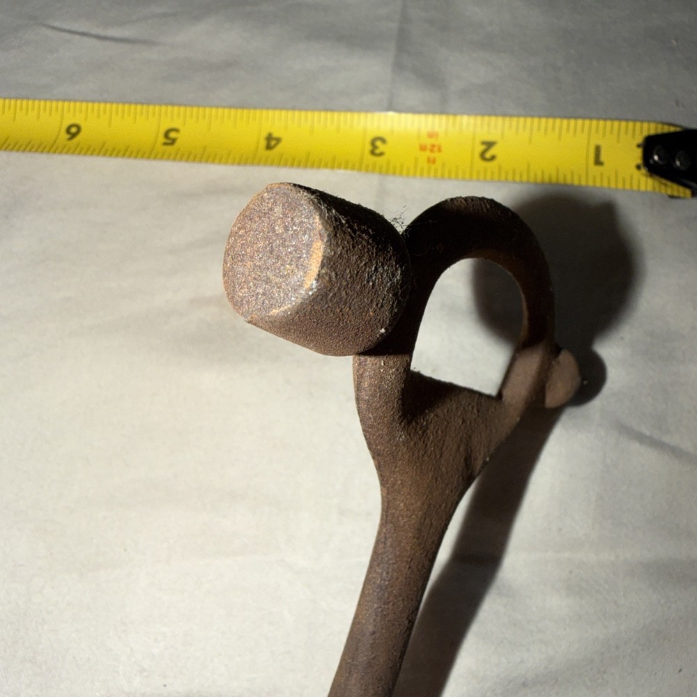 Vintage Cast Iron Multi-Tool Bottle Opener Ice Hammer Muddler Blacksmith Tool