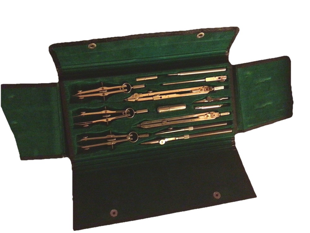 Vintage Tower Germany Drafting Tool Set