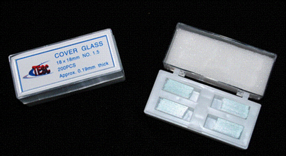 18x18 mm Borosilicate Microscope Cover Slips 2000 pcs