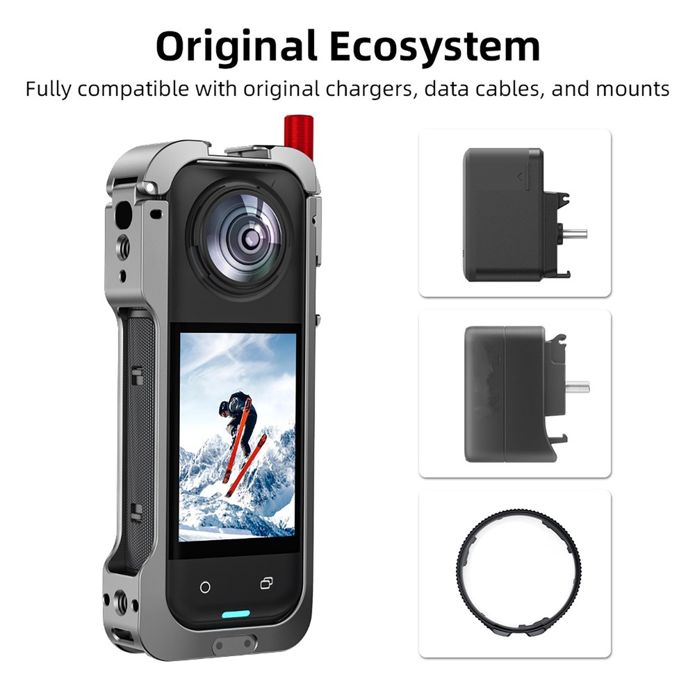 Camera Accessories Protective Frame Case With Lens Cover Kit For Insta360 X5