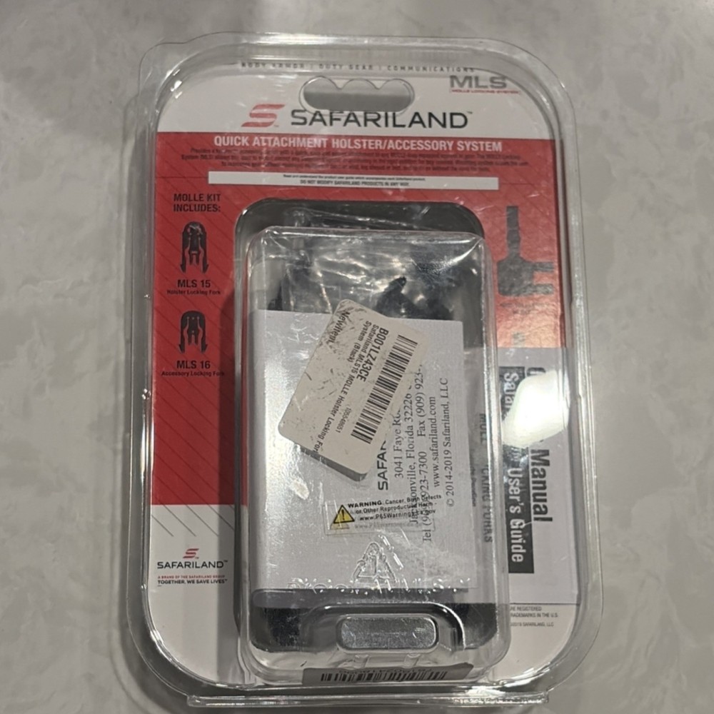 Safariland MLS 15 Modular Locking System Accessory Plastic Black