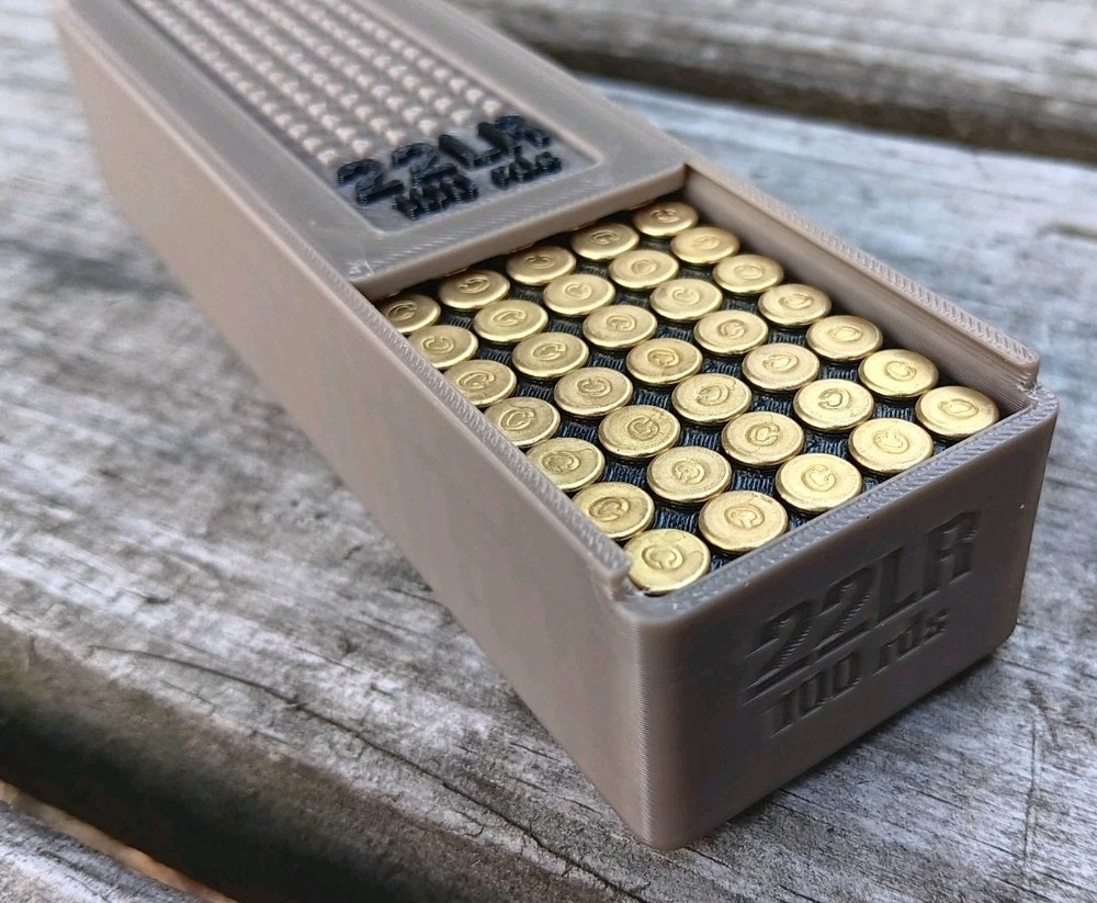 22LR Ammo Box 100rd Capacity  (3 Pack)
