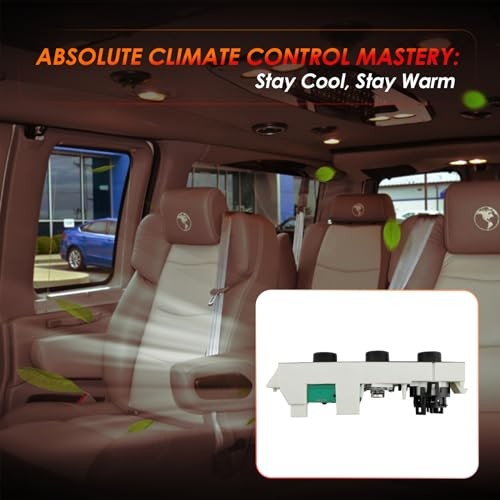 599-217 Front Climate Control Module A/C Heater Air Conditioning Panel Unit