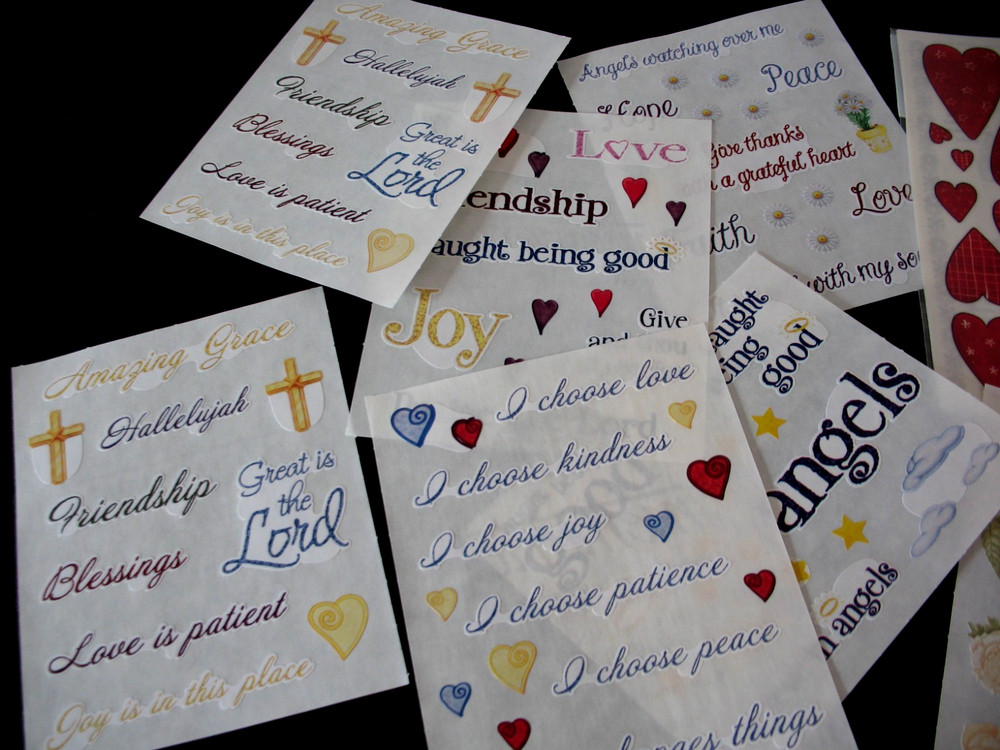 CREATIVE MEMORIES Stickers-Easter, Religious Block And Great Lengths