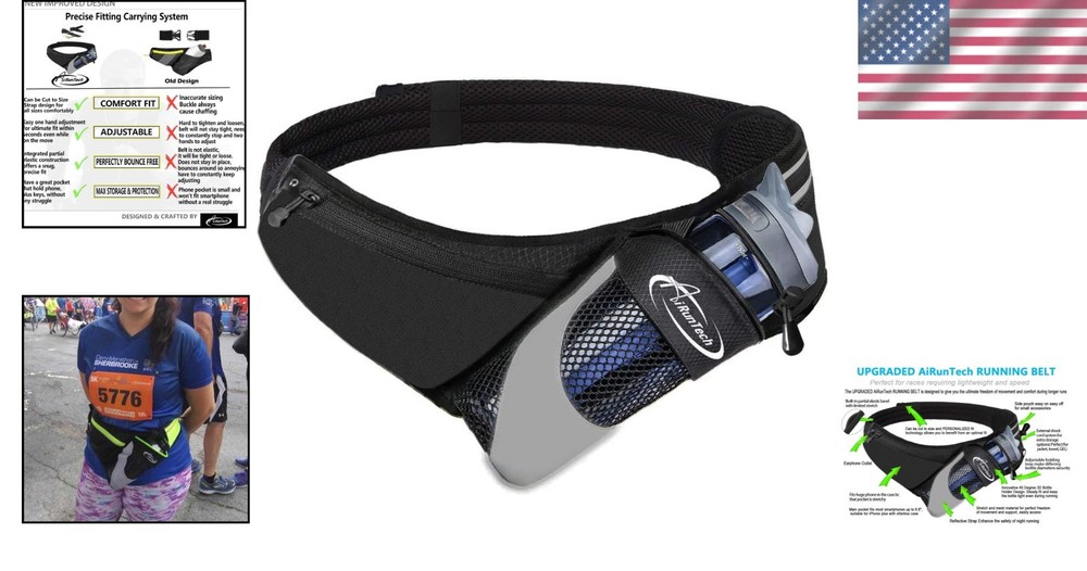 Versatile Running Hydration Pack with Adjustable Fit & Flexible Bottle Holder