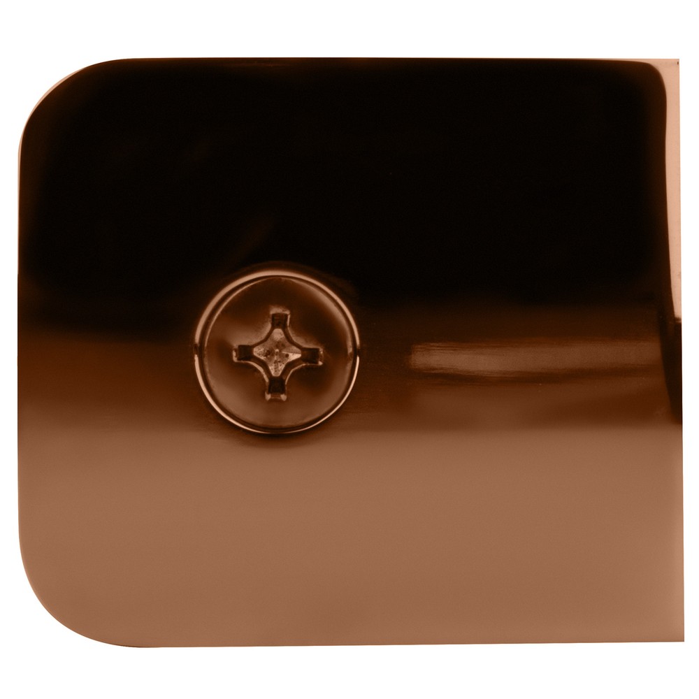 CRL UC79PC0 Polished Copper Oversized Fixed Panel U-Clamp