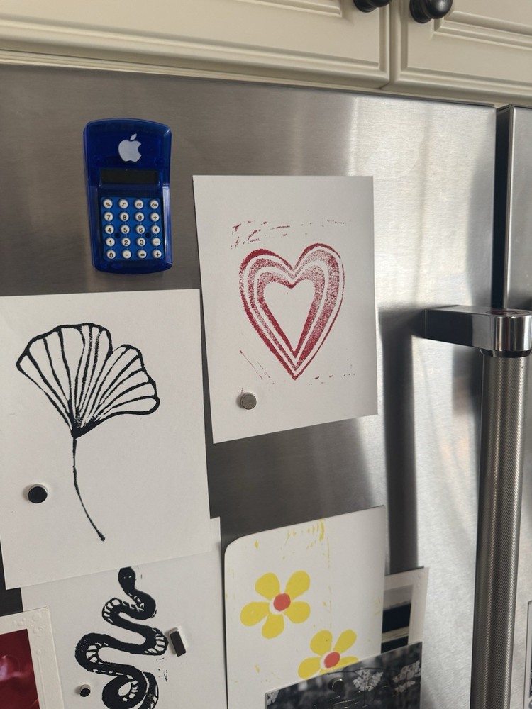 Apple Computer Refrigerator Magnet Calculator Clip