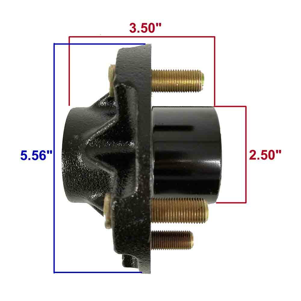 Trailer Hub (Short) 1-1/16 inch Straight Spindles ? BT-150A-02