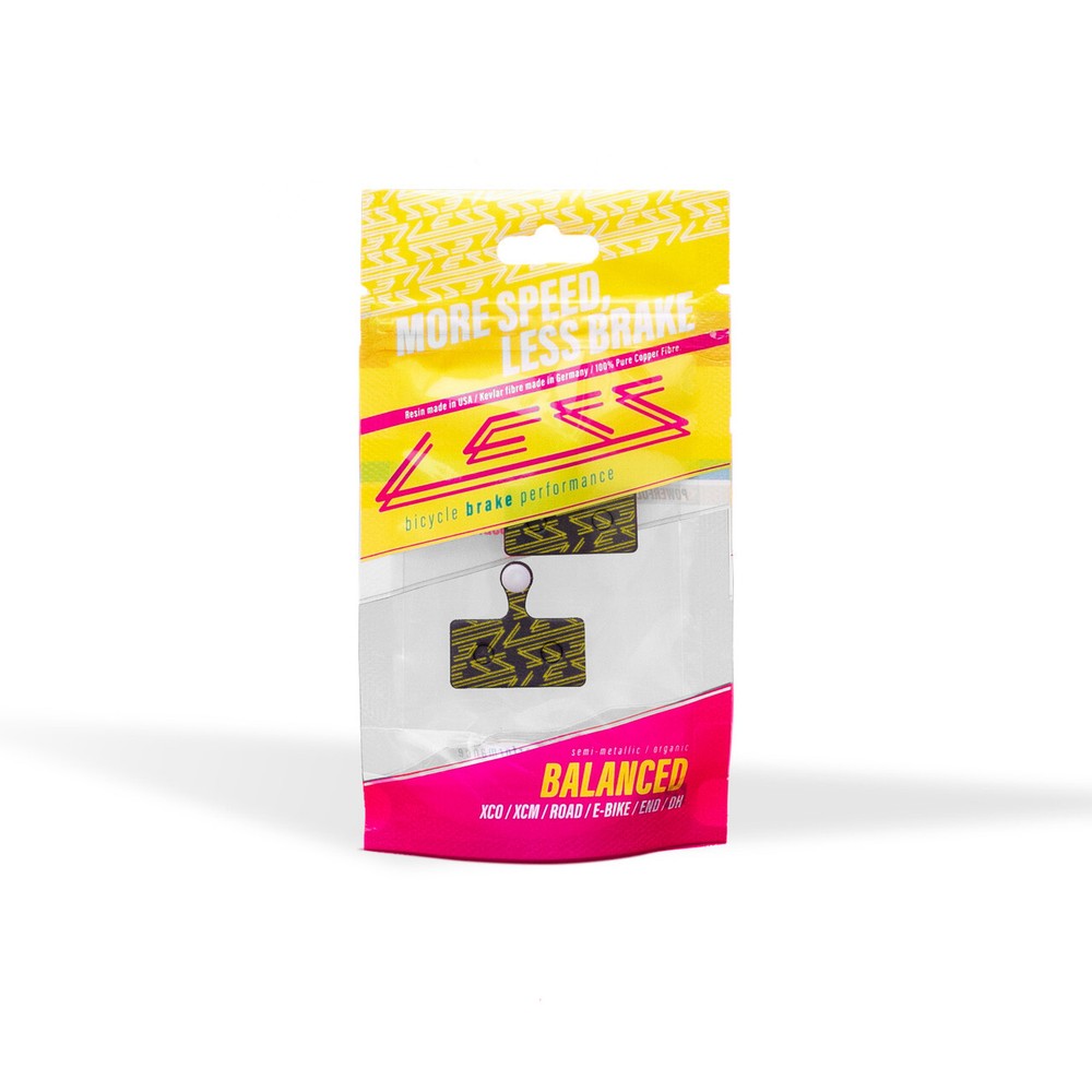 LESS BRAKES - Balanced, Powerful, Progressive - Brake Pads
