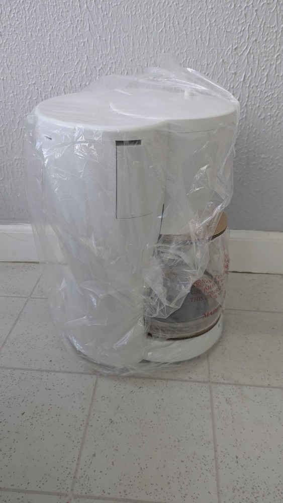 Gevalia Kaffe 12Cup Automatic Coffee Maker CM100 White NIB