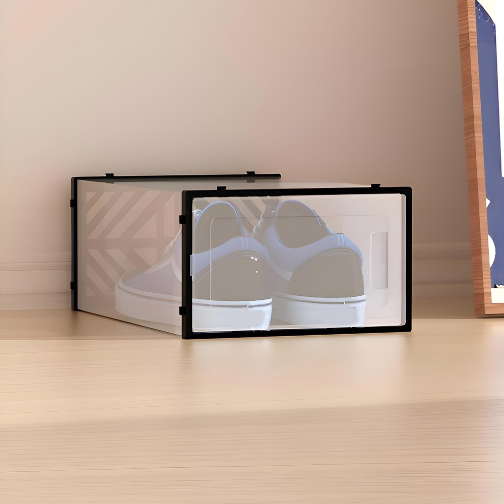 Rectangle Stackable Shoe Boxes, 20 Pieces Shoe Organisers, Shoe Storage Box