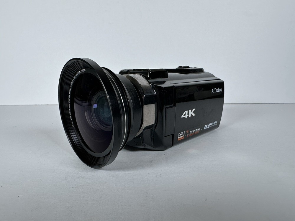 AiTechny Vlogging Camera 4K Ultra HD 48.0 Megapixels Touch Screen UNTESTED