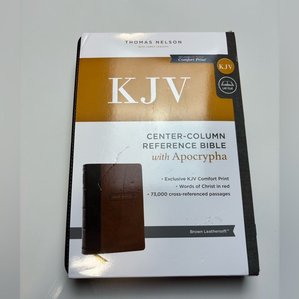 KJV Thomas Nelson Center-Column Reference bible with Apocrypha
