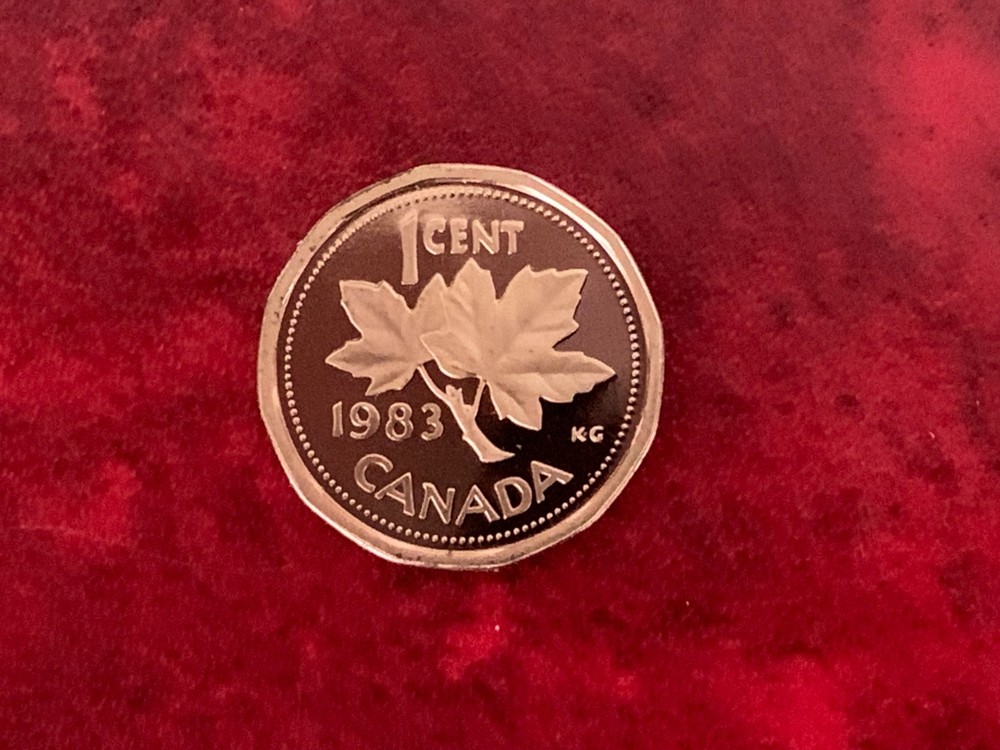 Canada 1 Cent 1983 Proof Coin-Uncirculated