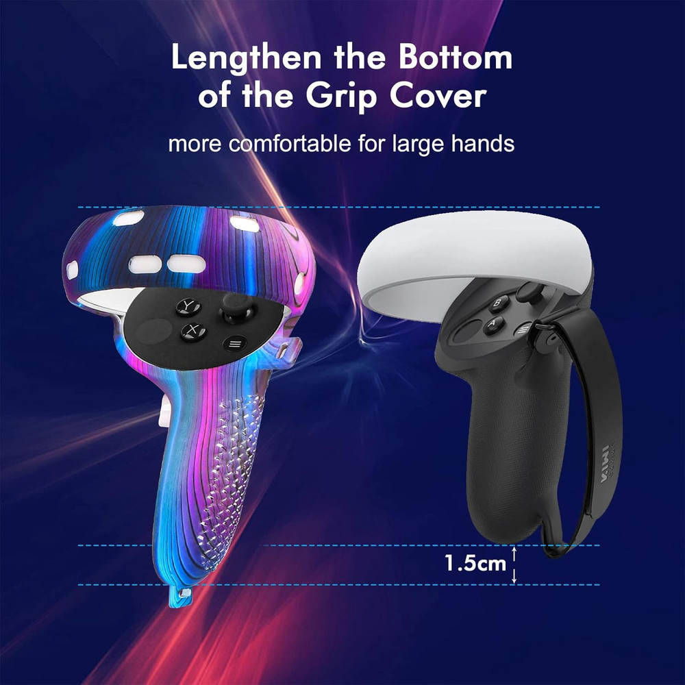 Accessories for Oculus Quest 2, VR Accessory Set for Meta Quest 2, Include Contr