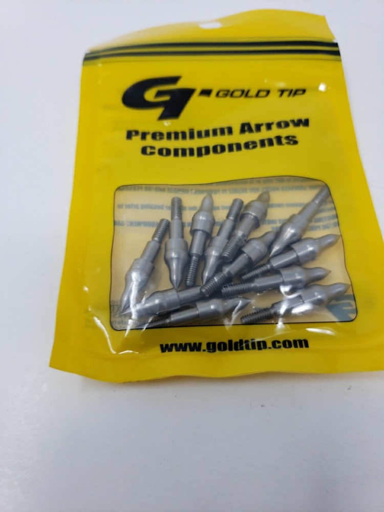 Gold Tip EZ24610012 EZ-Pull Field Points For .246-5/16" Diameter Arrows/Inserts