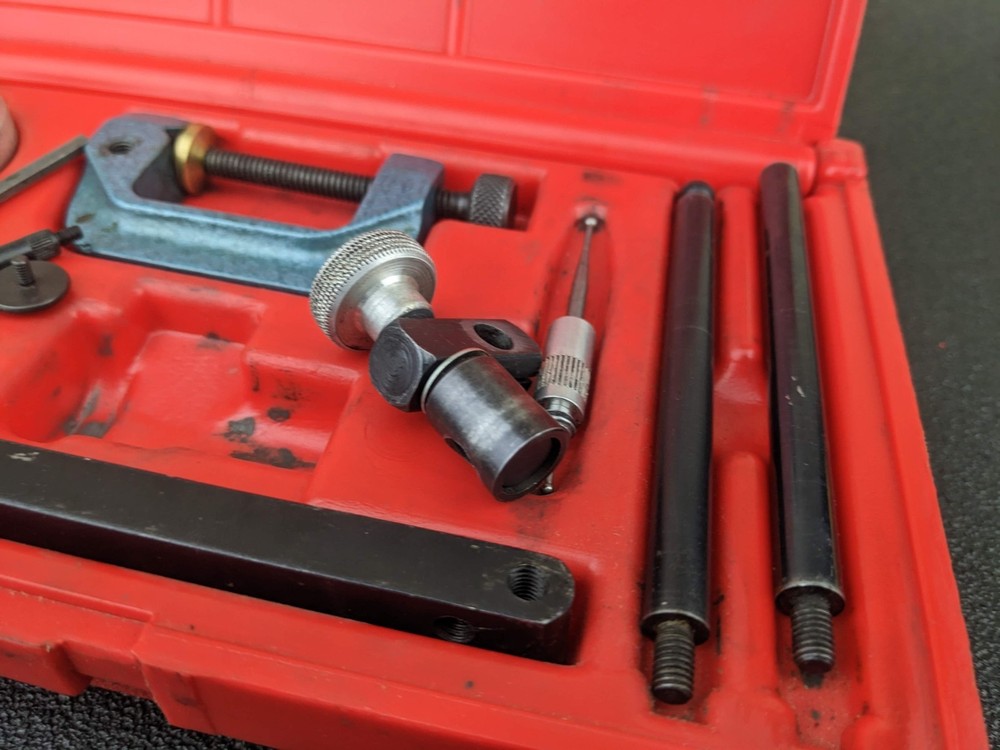 #bn722 Snap-On Tools Dial Test Set PMF 135 in Case