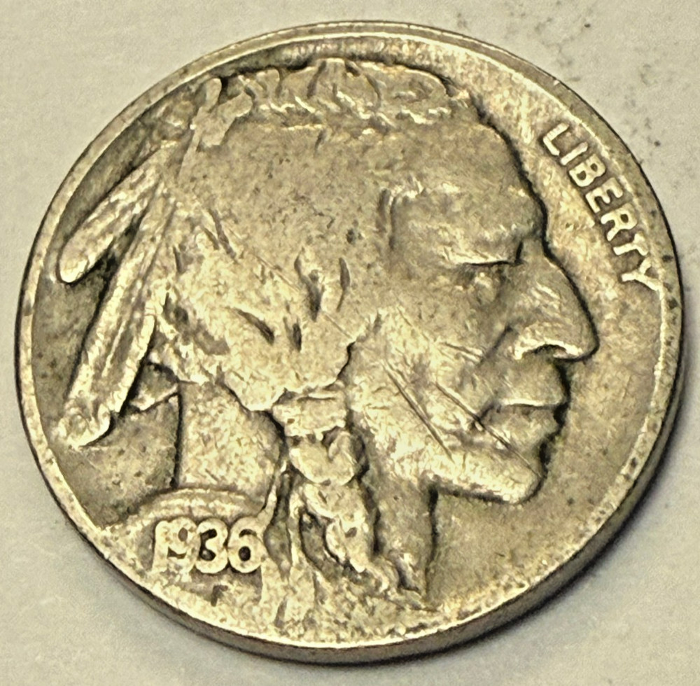 1936-P Buffalo Nickel