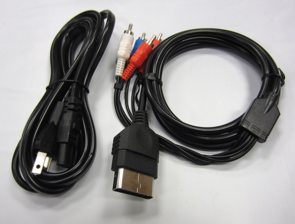 AC Power Cord & Component AV Cable for Original XBOX