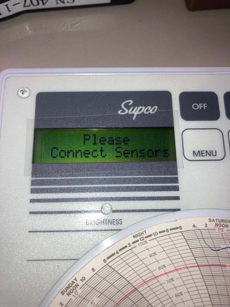 SUPCO CRTH2 Temperature Recorder Data Logger - New Batteries Probe Required