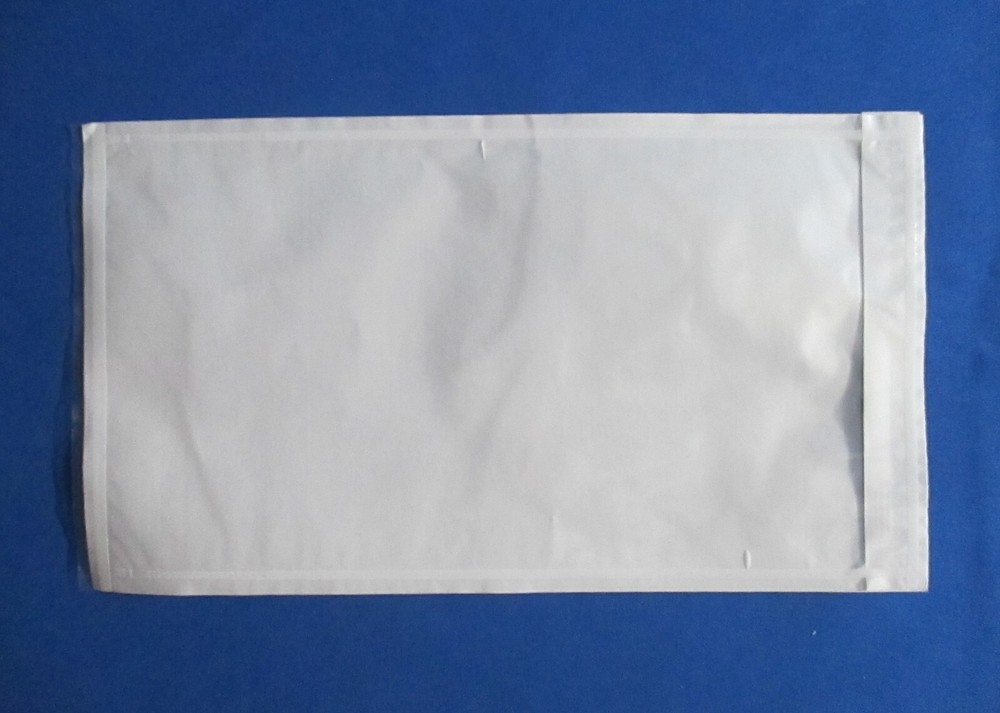 Clear Face Document Envelope Side Open 5.5"x10" Packing List Shipping Invoice
