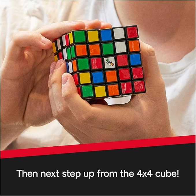 Rubik's Cube, The Original 5x5 Cube, Problem-Solving Brain Teaser, Color-Matchin