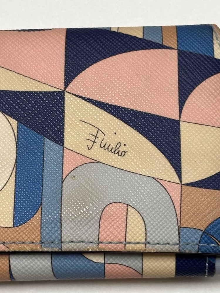 Emilio Pucci Tri-fold Wallet Vivara Pattern