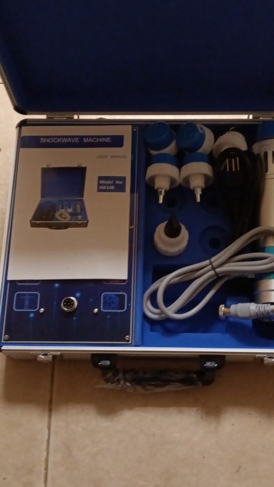SHEMON SW14B Shockwave Machine Electrotherapy Device with Case and Accessories