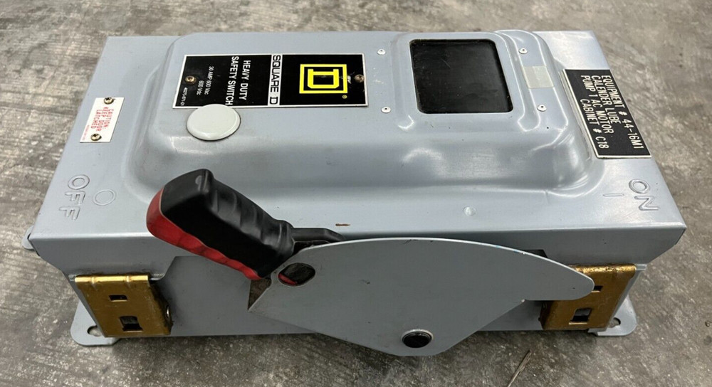 SQUARE D HU3612AWKVWEI2ZB2BA2 SAFETY SWITCH