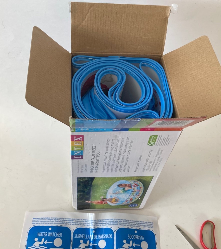 INTEX Under The Palm Trees 5 Ft Snapset Pool