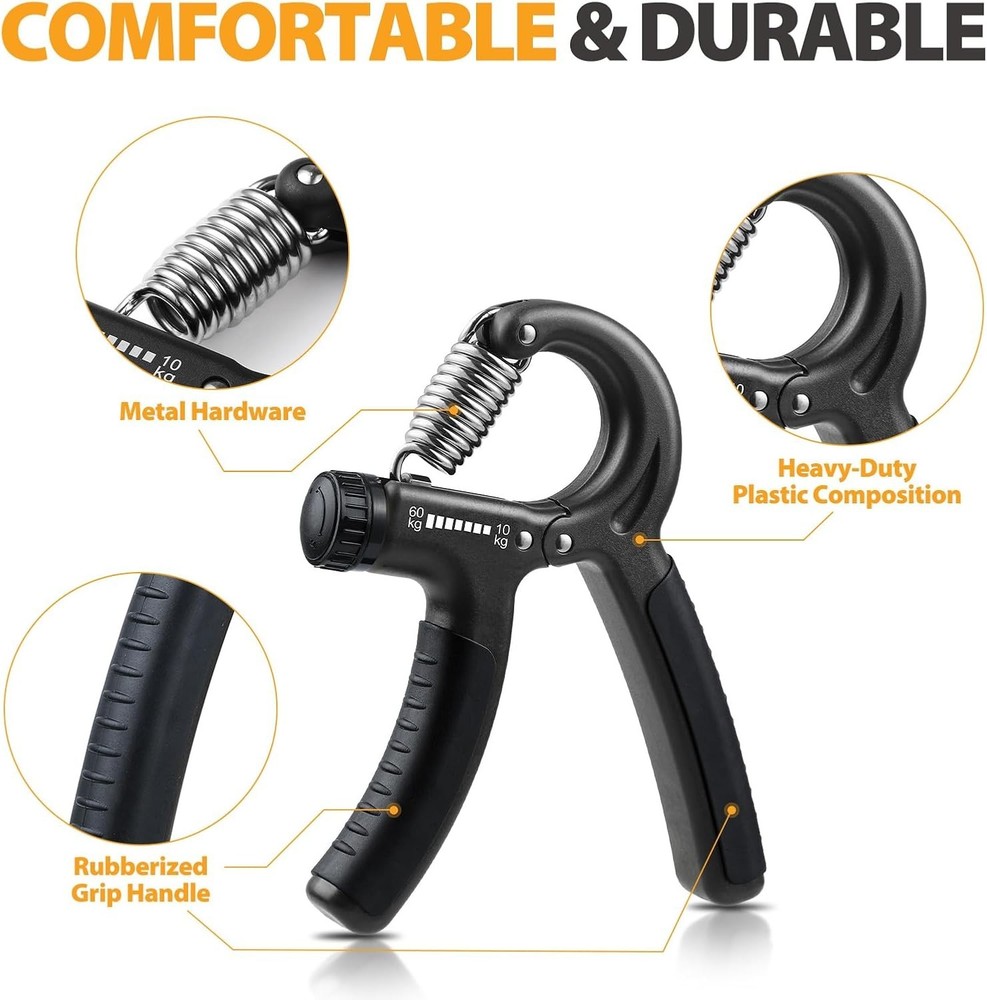 Compact Grip Strength Trainer with Heavy-Duty Design - Boost Your Grip Strength