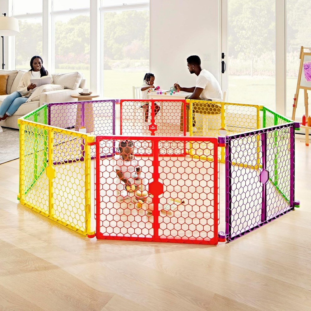 Super Wide Baby Gate & Playpen Combo