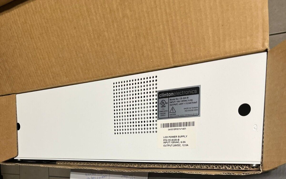 Clinton Electronics CE-S320-B 24VDC LCD Power Supply