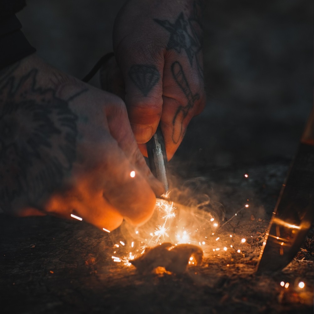 Forest Fundamentals™ Beast Fire Starter™ Large Ferro Rod Fire Steel & Striker