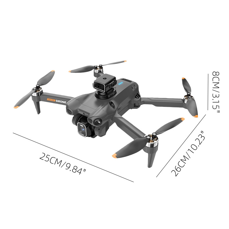 CS-25 Brushless Fold Drone, 360° Obstacle Avoidance RC Drone with Headless Mode