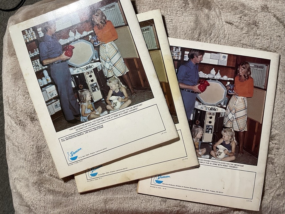 Duncan Enterprise Ceramic Vintage Instruction Manual