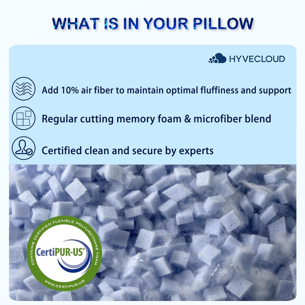 Cooling Memory Foam Pillows for Deep Sleep Bed Pillow forNeck Support with Re...
