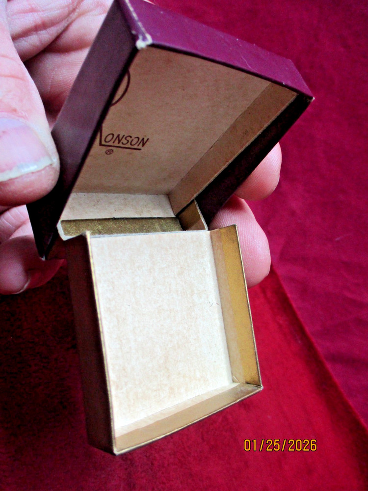 Vintage Box/Display w/Paperwork For: RONSON Lighter, Original Box W/Paperwork