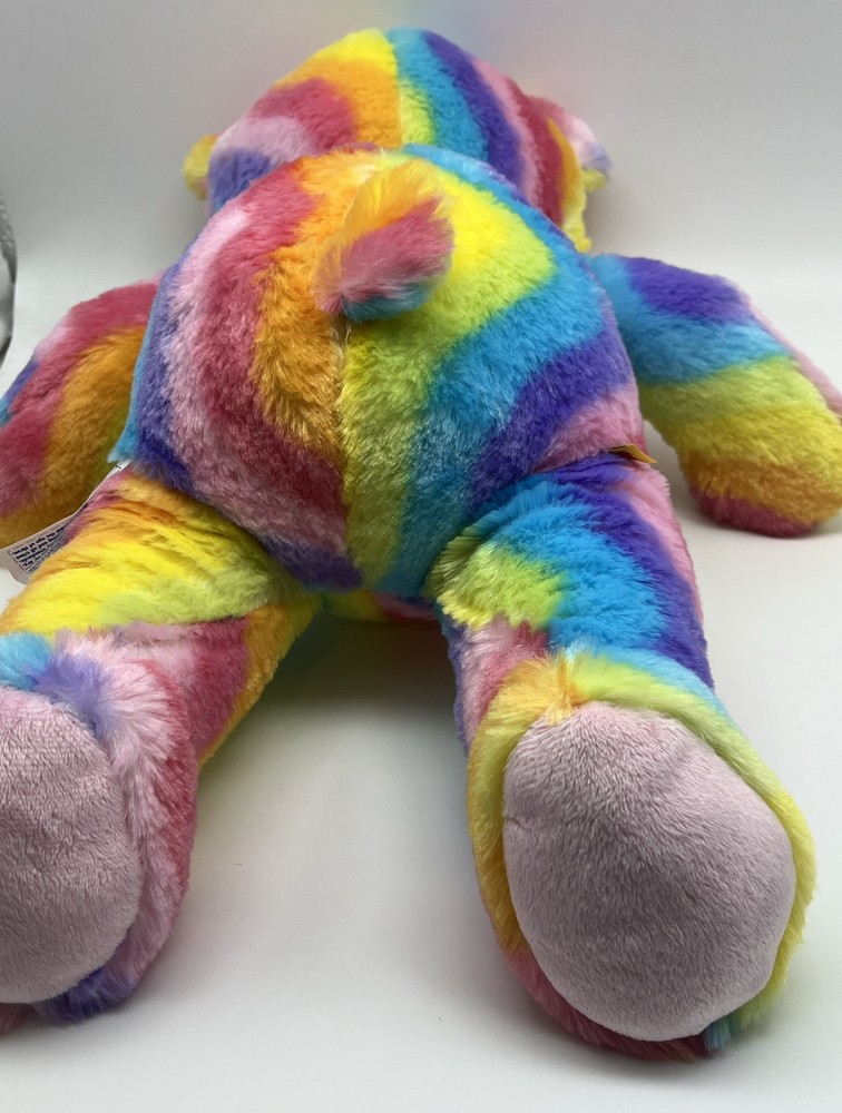 Build A Bear Workshop Tye Dye Rainbow Bear 18"