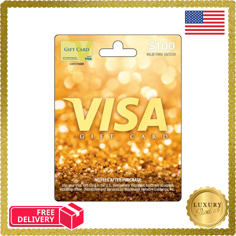 Visa $100 Gift Card (plus $5.95 Purchase Fee)