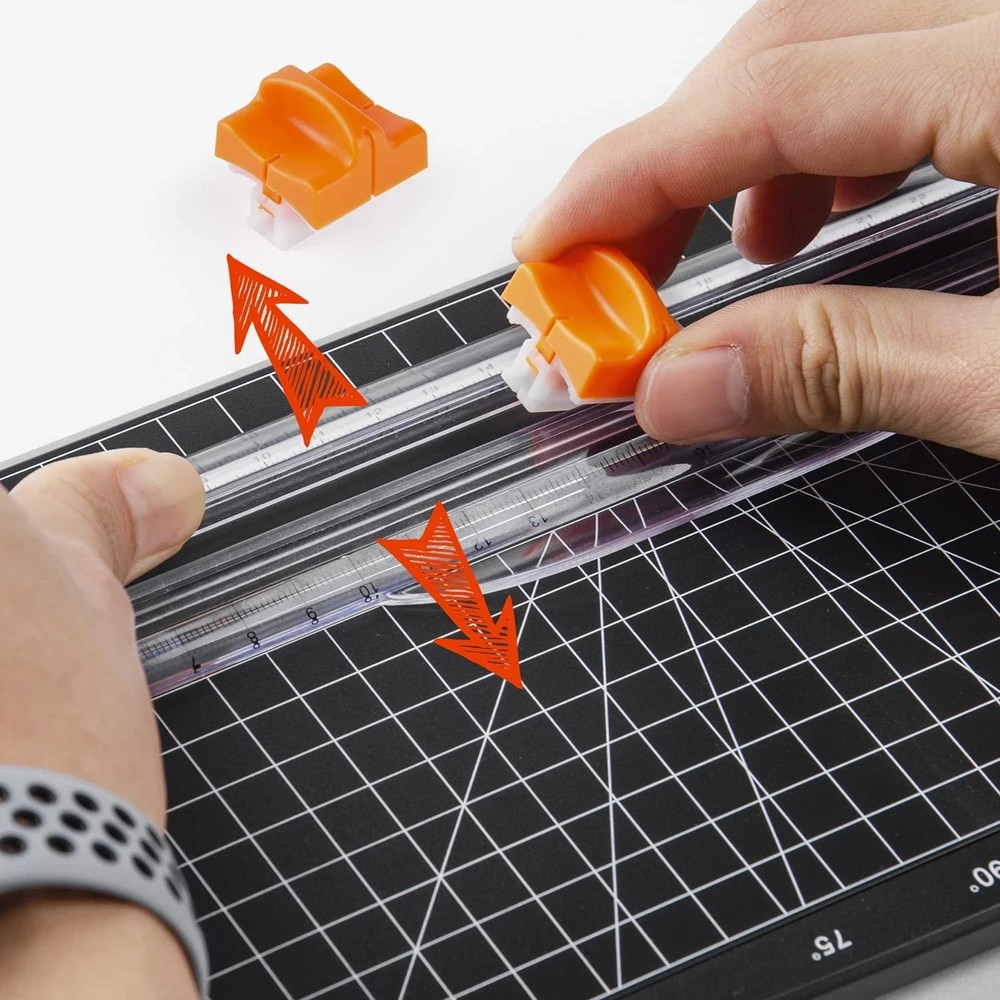 Paper Cutter Replacement Blades A4 Trimmer Refill with Automatic Security