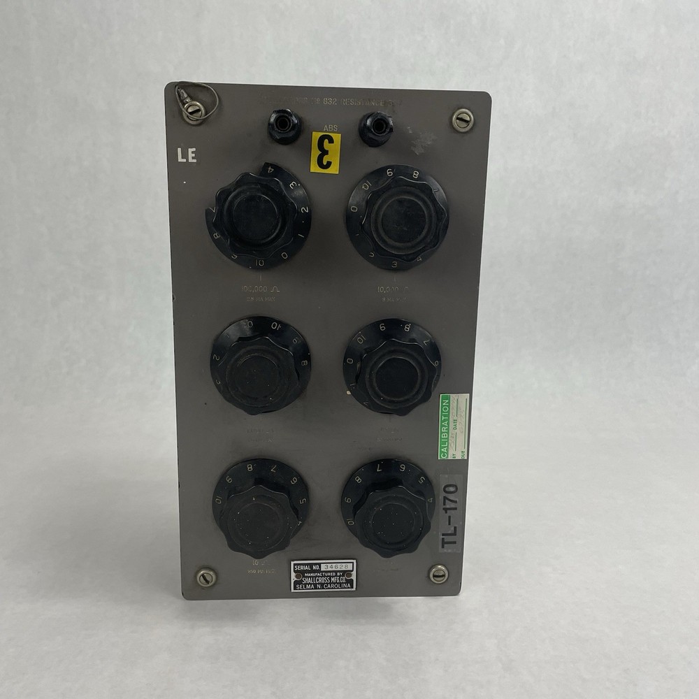 Hallcross No 830 Resistance Box Untested