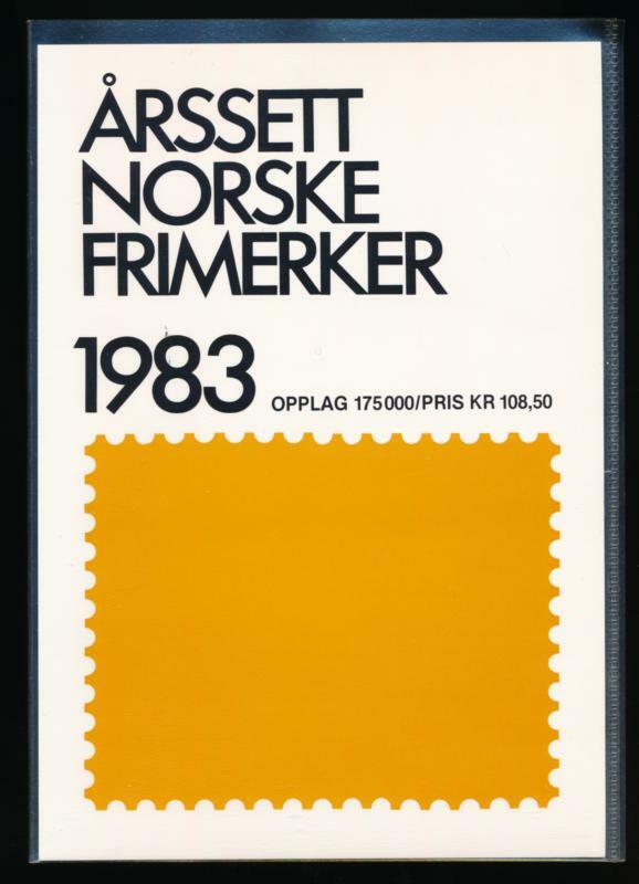 NORWAY 1983 OFFICIAL MINT STAMP YEAR PACK (YEARSET)