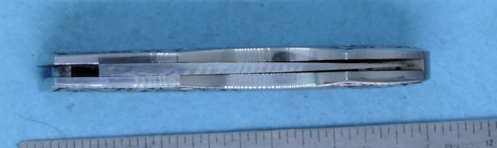 Fred Carter Custom Lock Blade w/ Scroll Engraving Original