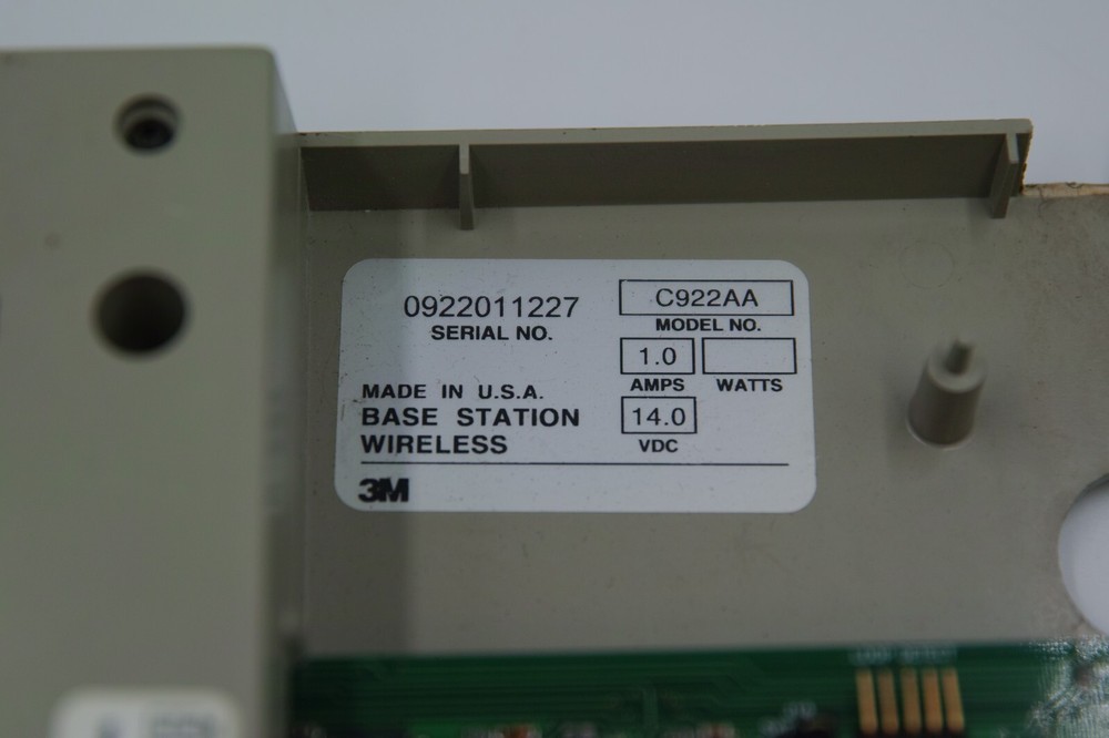 3M Intercom System HC922AA Base Station