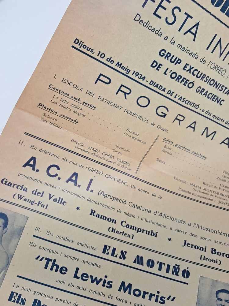 Magic Vintage Collectable Broadsides x (3) Spanish & Related